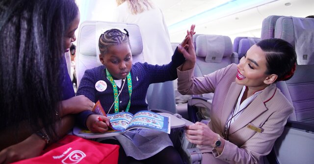 Emirates hosted "flight rehearsal" for passengers with special needs