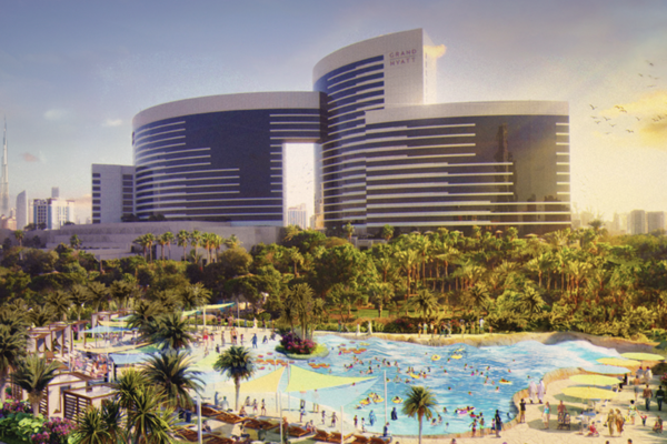 فندق جراند حياة دبي في الإمارات العربية المتحدة سيضم حديقة مائية بمساحة 20 ألف متر مربع