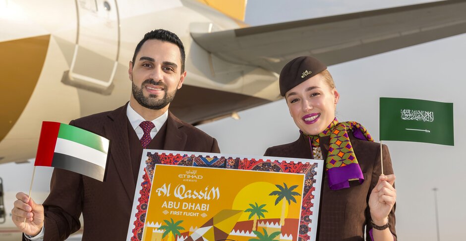 شركة طيران الاتحاد الإماراتية تربط أبوظبي بالقصيم في المملكة العربية السعودية لأول مرة