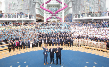 Royal Caribbean takes delivery of Utopia of the Seas