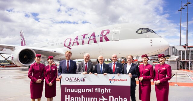 Qatar Airways launches daily flights from Doha to Hamburg