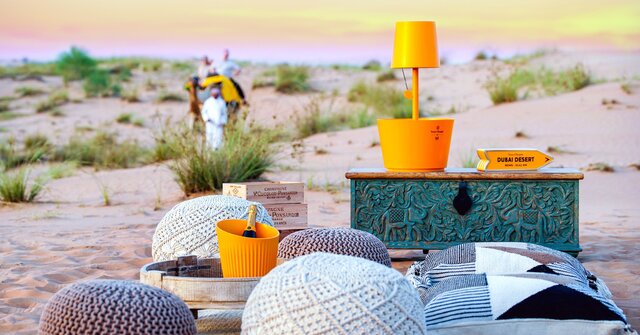 إطلاق تجربة Veuve Clicquot Desert في دبي