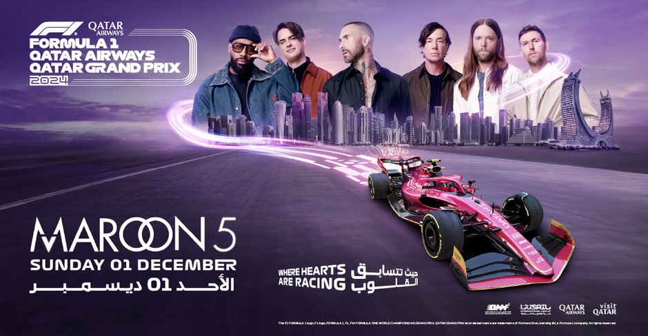 Maroon 5 to headline Qatar Grand Prix 2024