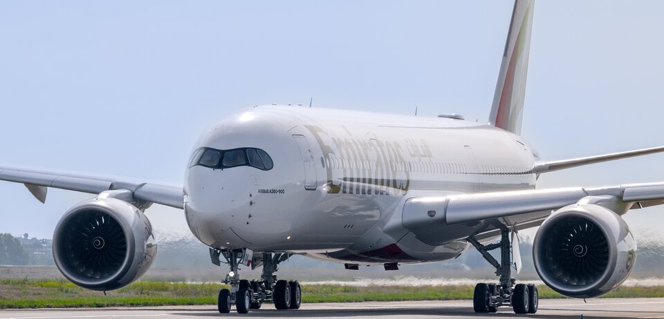 Emirates Airways takes delivery of its first A350 aircraft