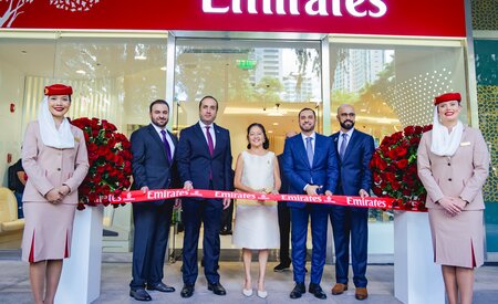 Emirates opens its first retail store in Southeast Asia