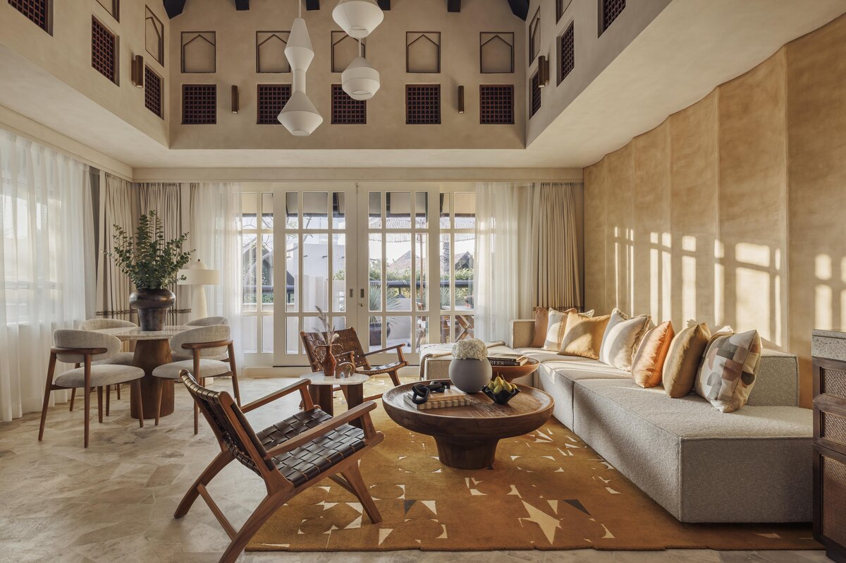 Jumeirah Beach Hotel, Al Bahar Villas, living room