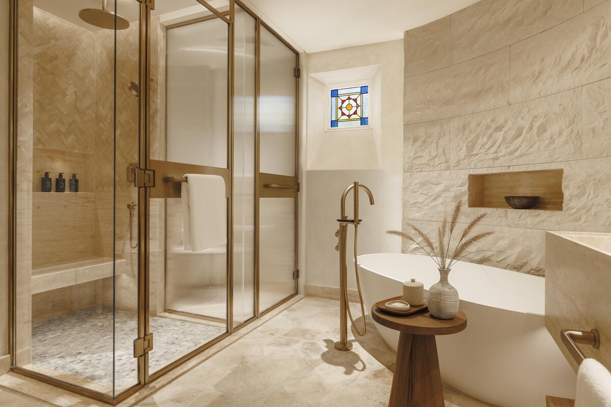 Jumeirah Beach Hotel, Al Bahar Villas, bathroom