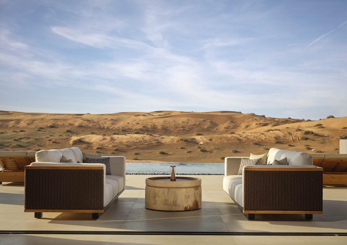 The Ritz-Carlton Al Wadi Desert, outdoor seating