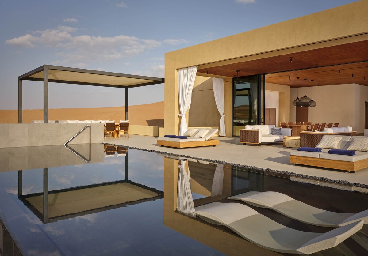 The Ritz-Carlton Al Wadi Desert, pool & terrace