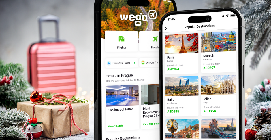 Wego's top outbound festive season destinations for UAE travellers