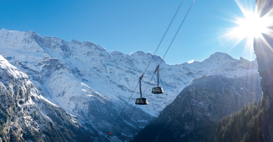 World’s steepest cable car opens in Swiss Alps