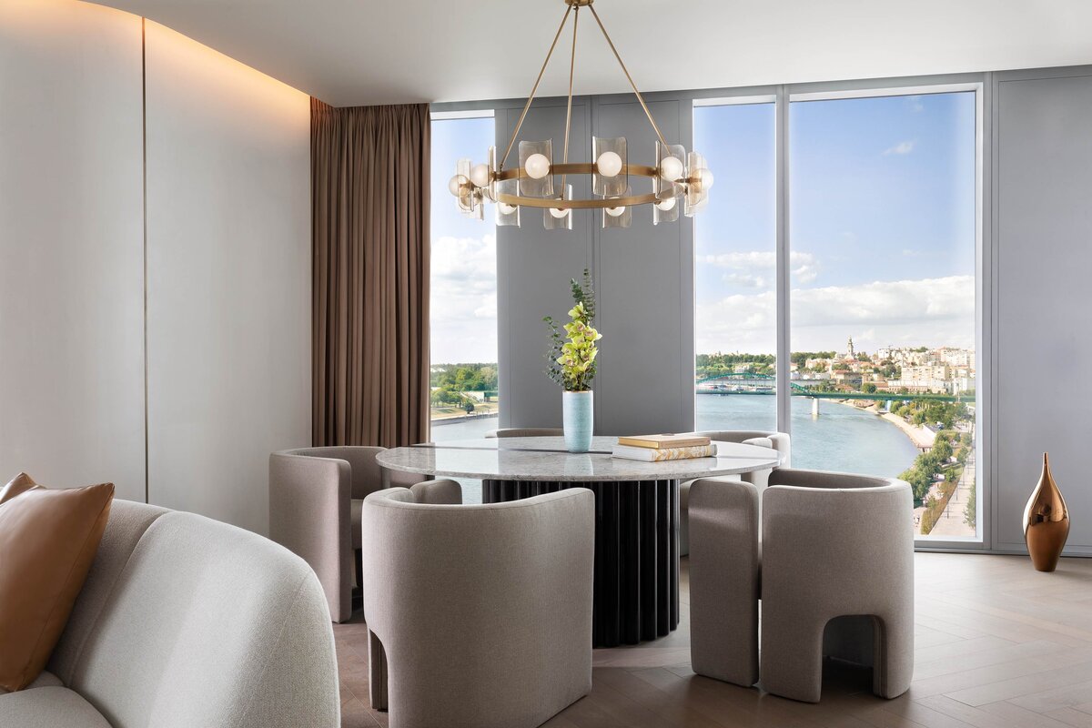 The St. Regis Belgrade, Presidential Suite dining area