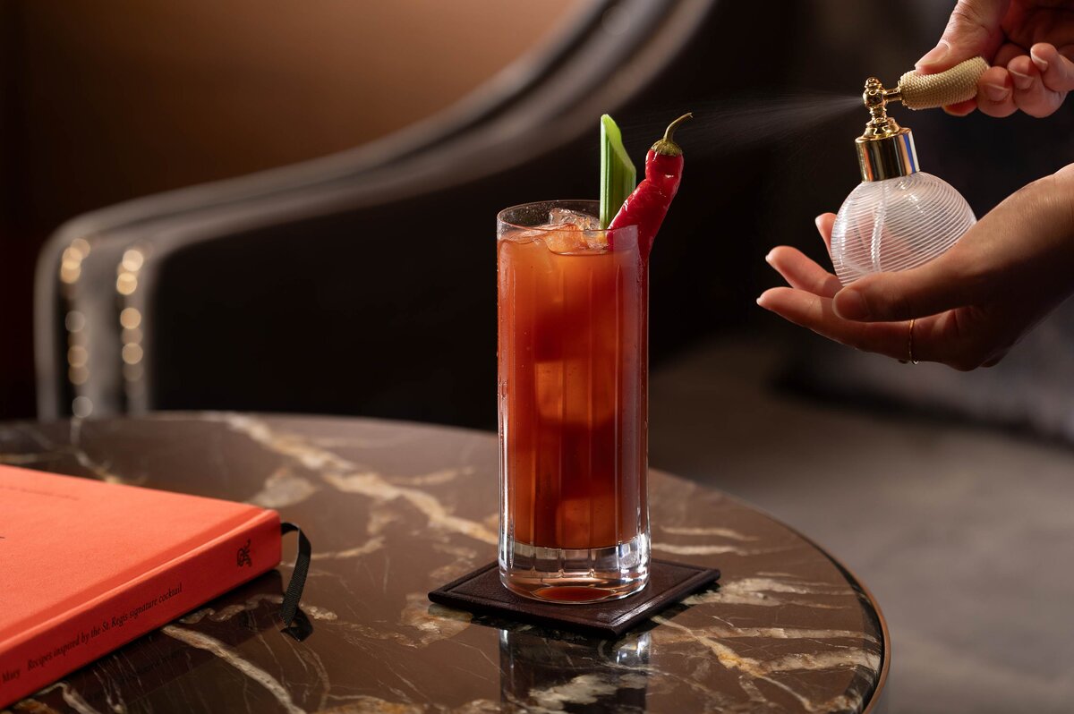 The St. Regis Belgrade, signature Bloody Mary