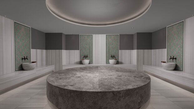 Cappadocia Marriott Hotel, Turkey, Turkish bath