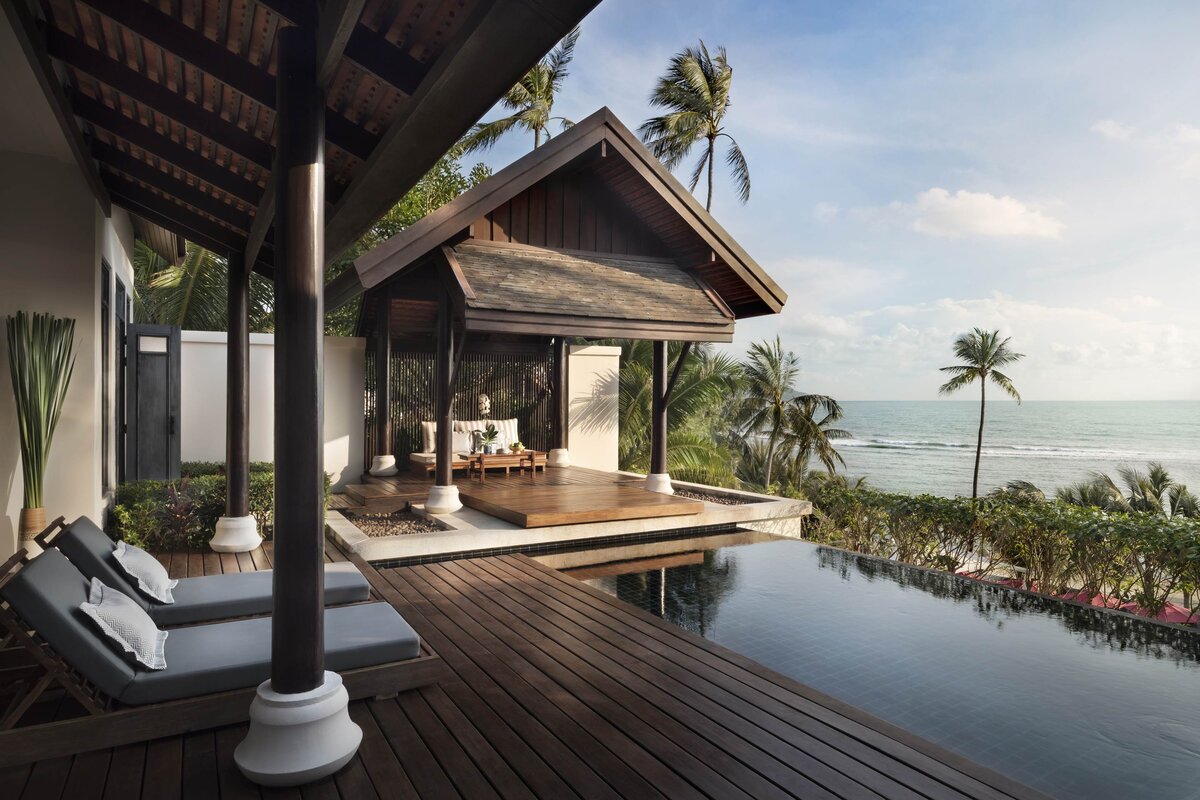 Anantara Lawana Koh Samui Resort, Seaview Pool Villa terrace