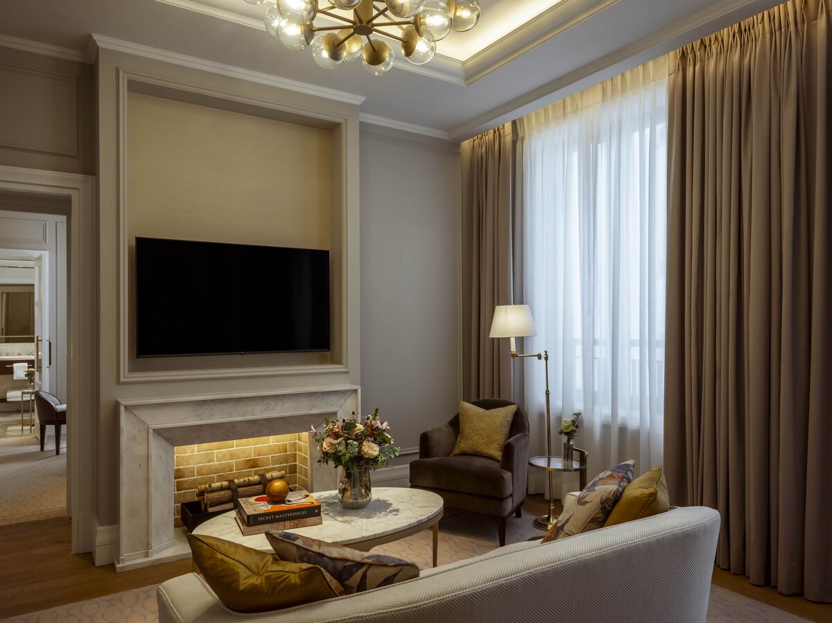 Corinthia Brussels, Suite living area