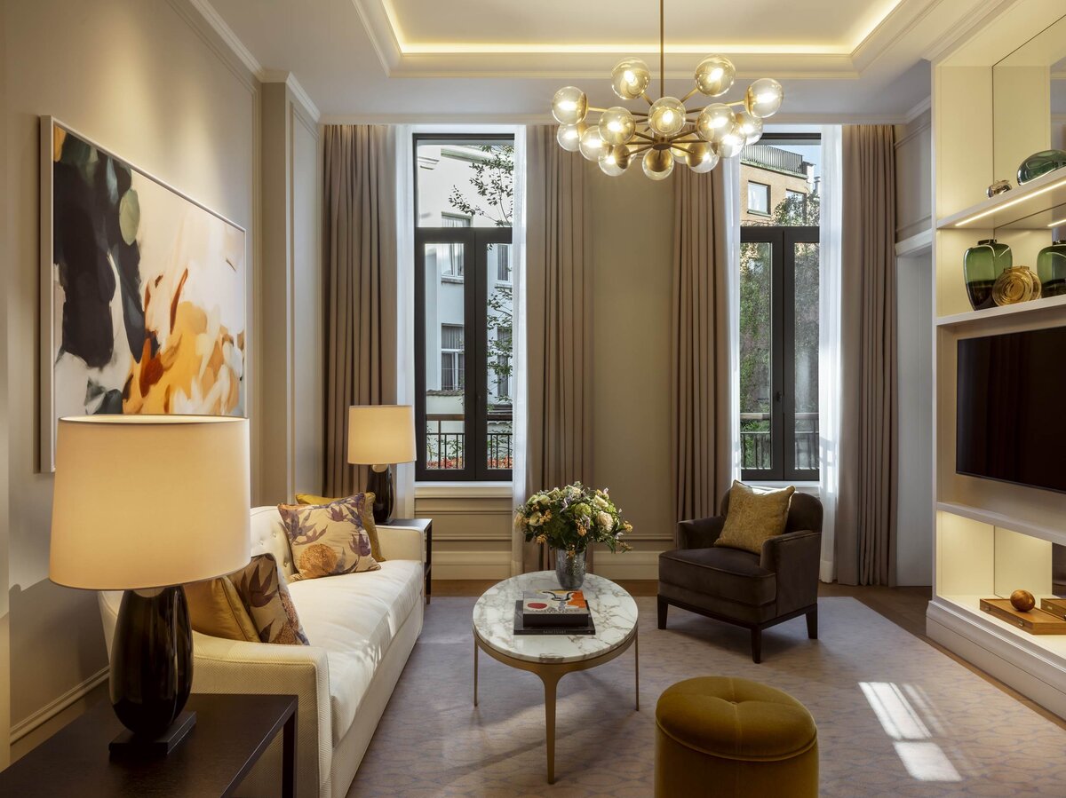 Corinthia Brussels, Superior Suite city views