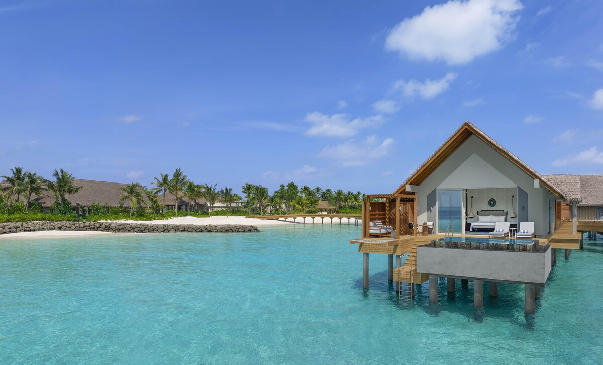 JW Marriott Kaafu Atoll Island Resort, Overwater Villa with pool