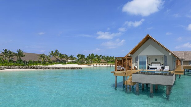 JW Marriott Kaafu Atoll Island Resort, Overwater Villa with pool