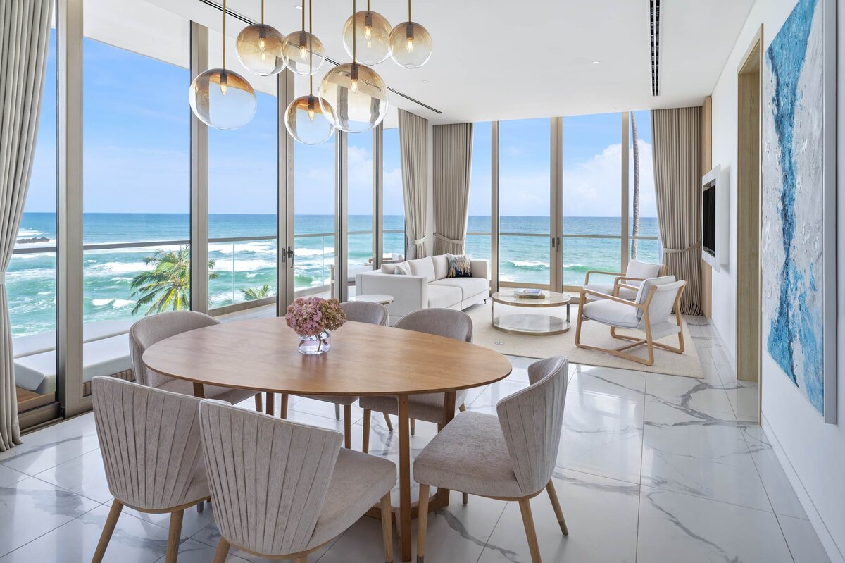 Radisson Collection Resort, Galle, Sri Lanka, One Bedroom Suite lounge and dining