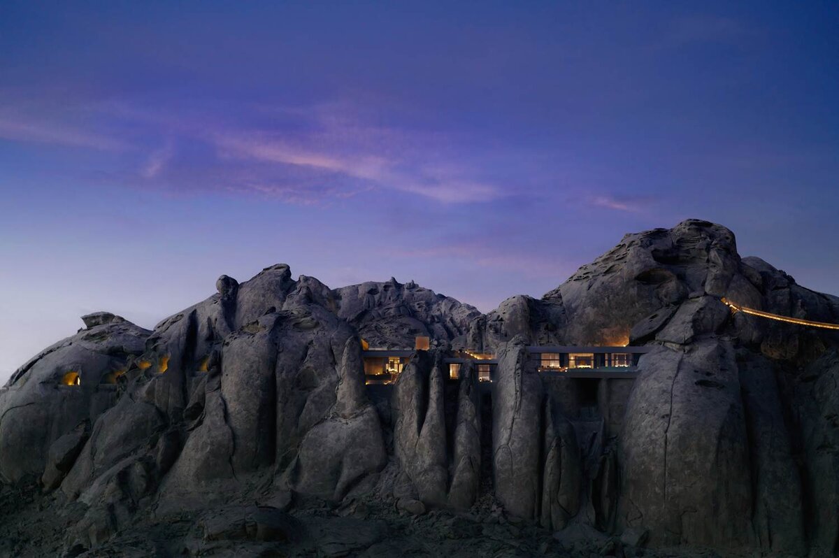 Desert Rock Resort, Saudi Arabia, Cliff Hanging Villas