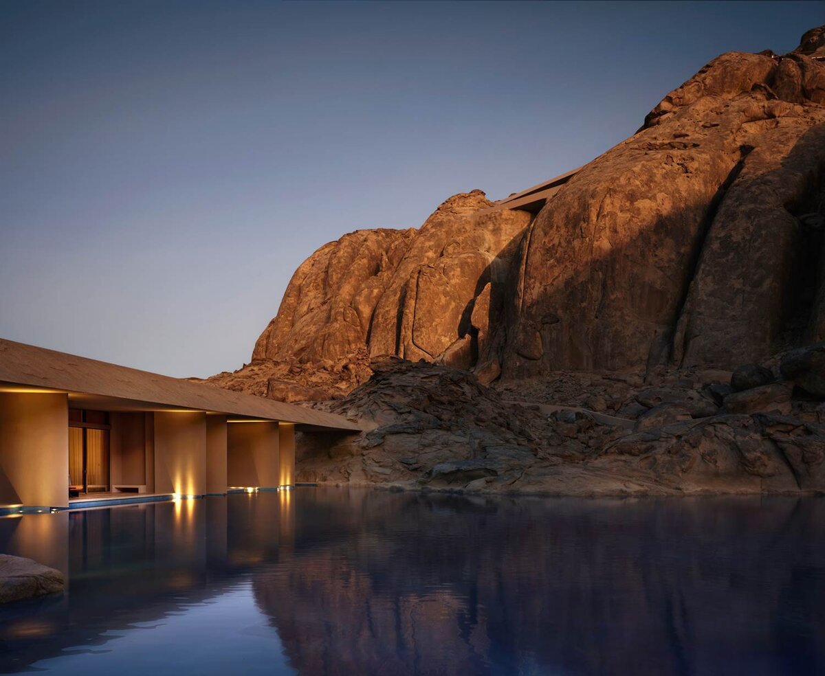 Desert Rock Resort, Saudi Arabia, Villa private pool