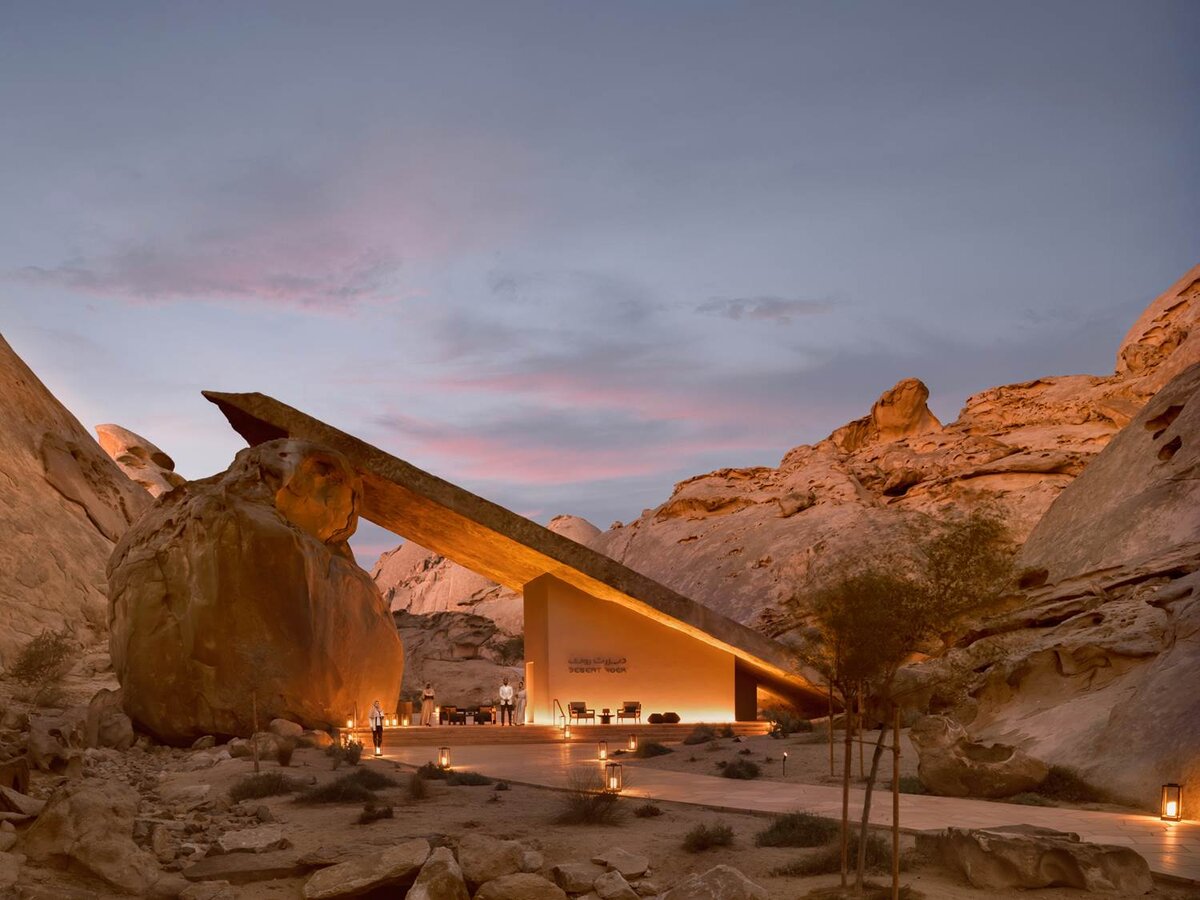 Desert Rock Resort, Saudi Arabia, Entrance