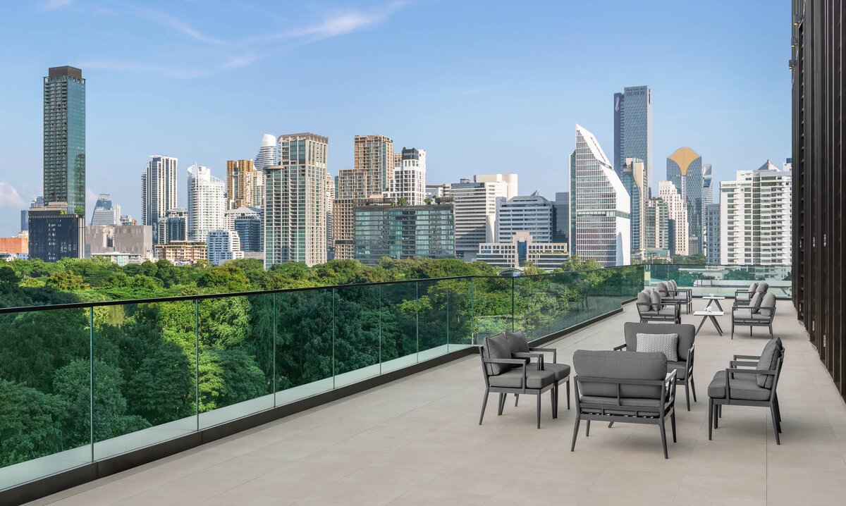 The Ritz-Carlton Bangkok, Thailand, Ballroom Terrace views