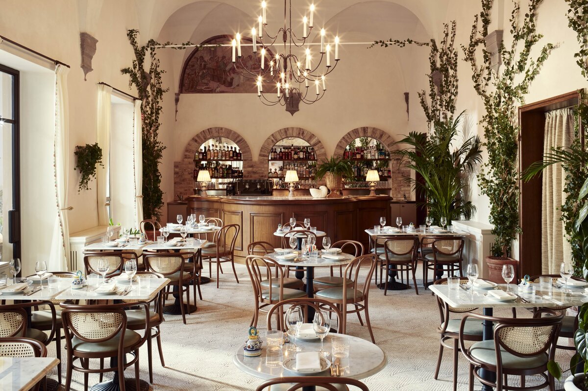 The Hoxton Florence, Italy, Alassio Italian Restaurant Winter Garden