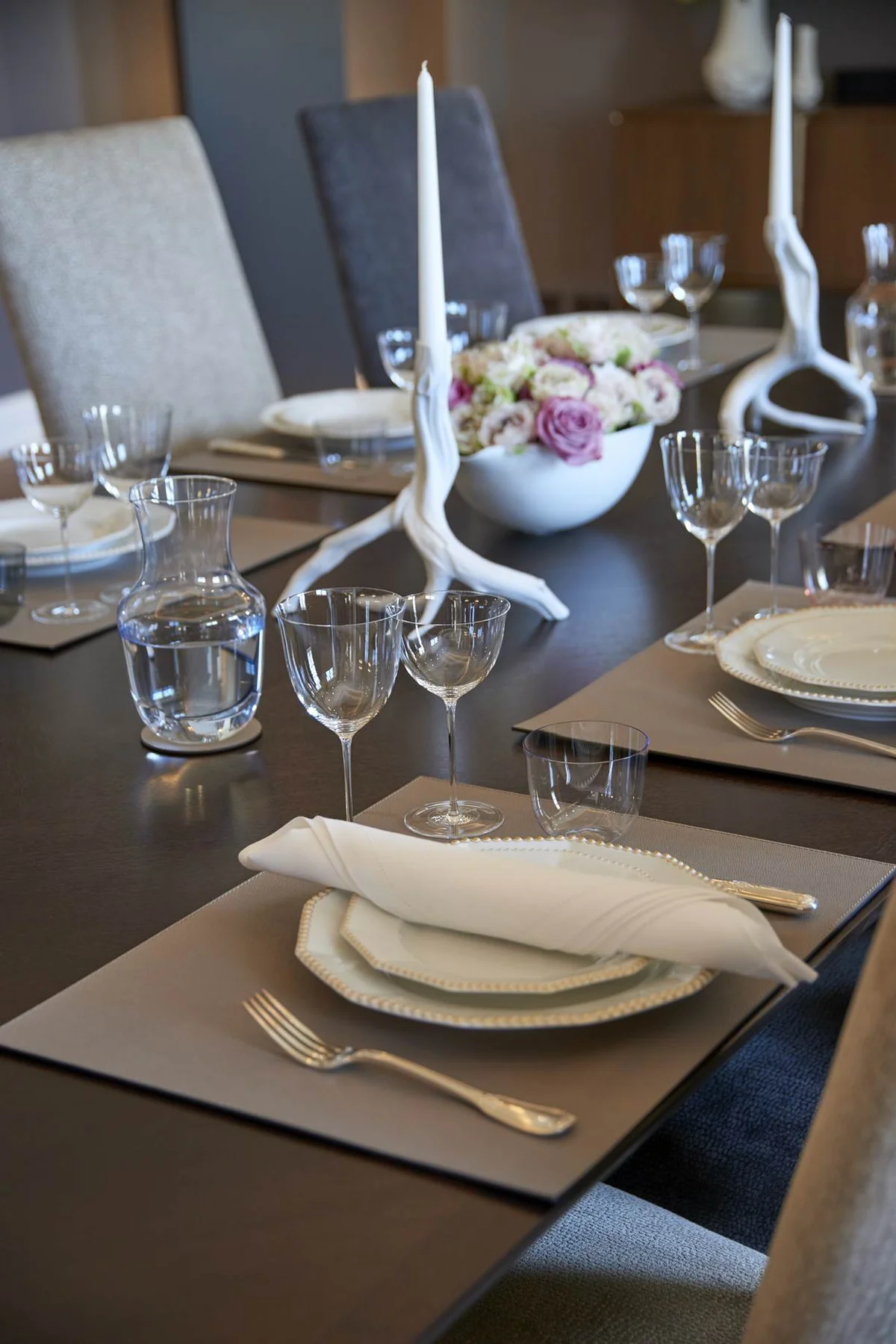 Kempinski Nymphenburg Palace The Royal Residence, Munich, table setting