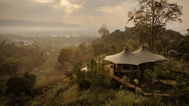 Anantara Golden Triangle resort, Mekong Explorer Tent