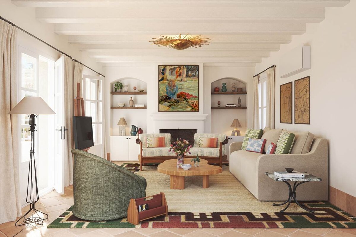 Villa Robert Graves, La Residencia, Mallorca, living area