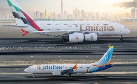 ارتفاع عدد مسافري اتفاقية الرمز المشترك بين طيران الإمارات وفلاي دبي بنسبة 36% ليصل إلى 5 ملايين