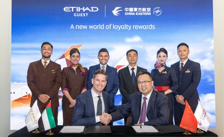 Abu Dhabi's Etihad and China Eastern form partnership