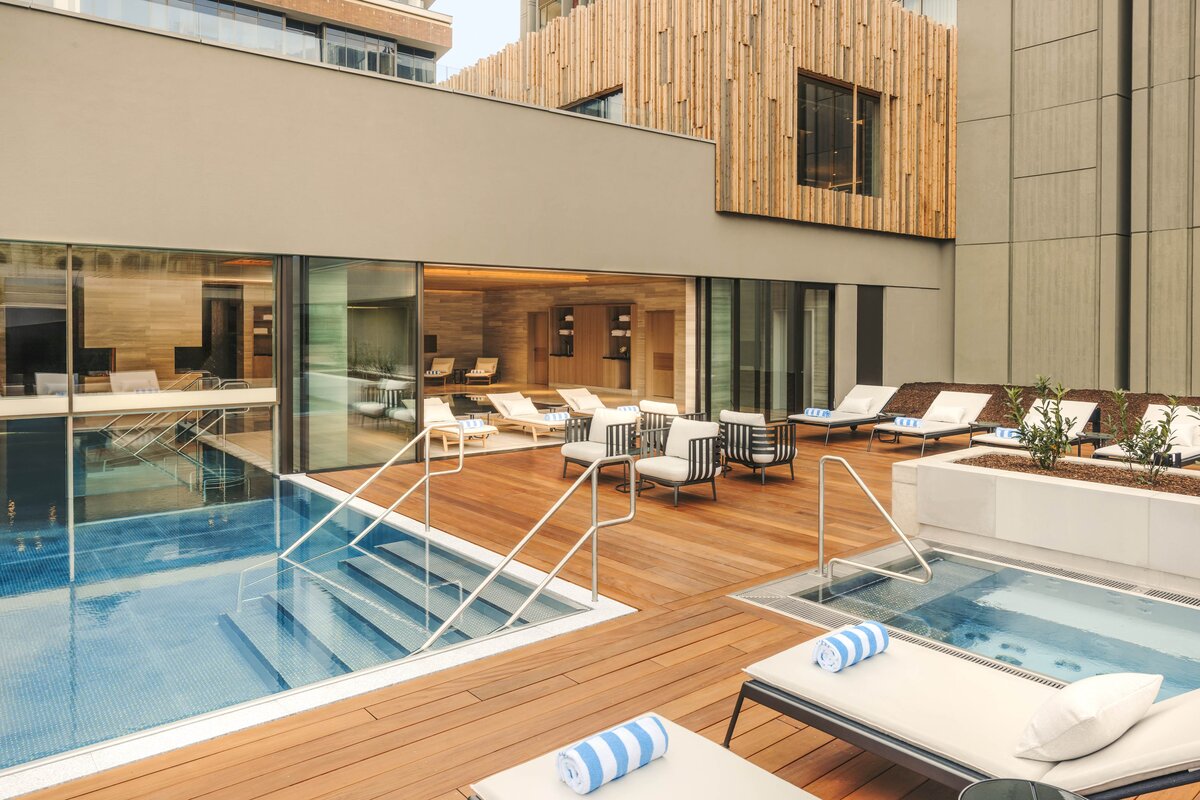 Fairmont Golden Prague, Czech Republic, outdoor pool