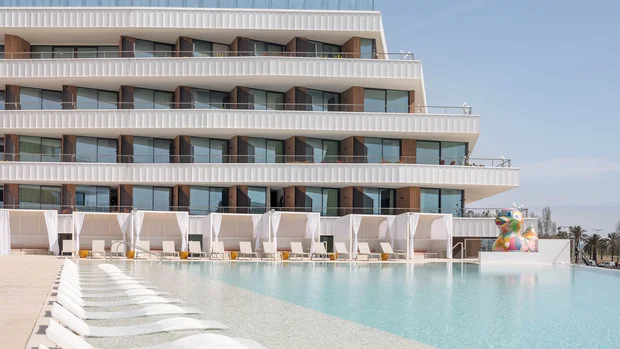 SLS Barcelona, Spain, pool