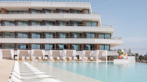 SLS Barcelona, Spain, pool