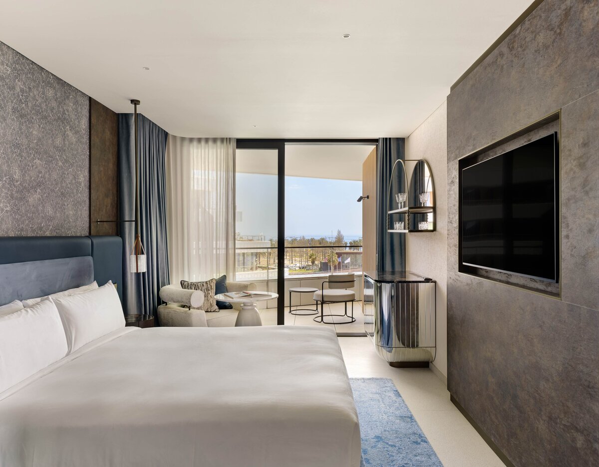 SLS Barcelona, Spain, room with balcony