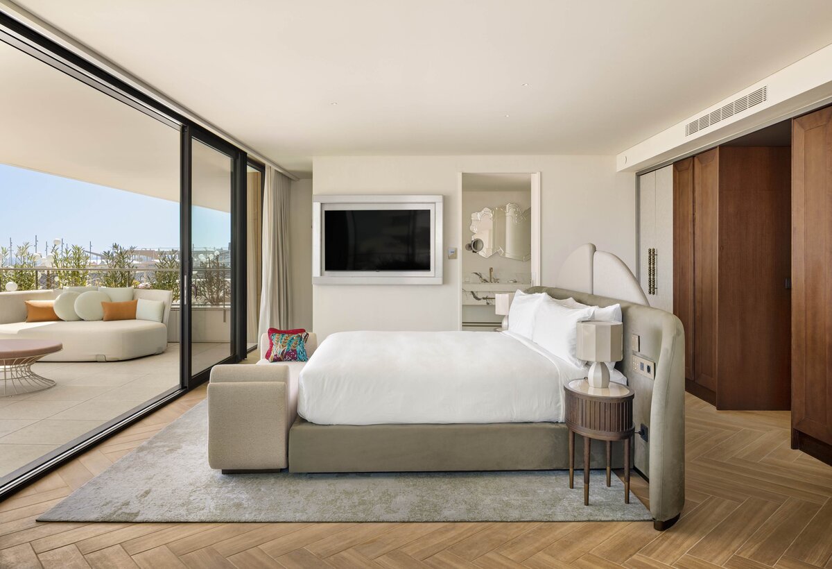 SLS Barcelona, Spain, room with terrace