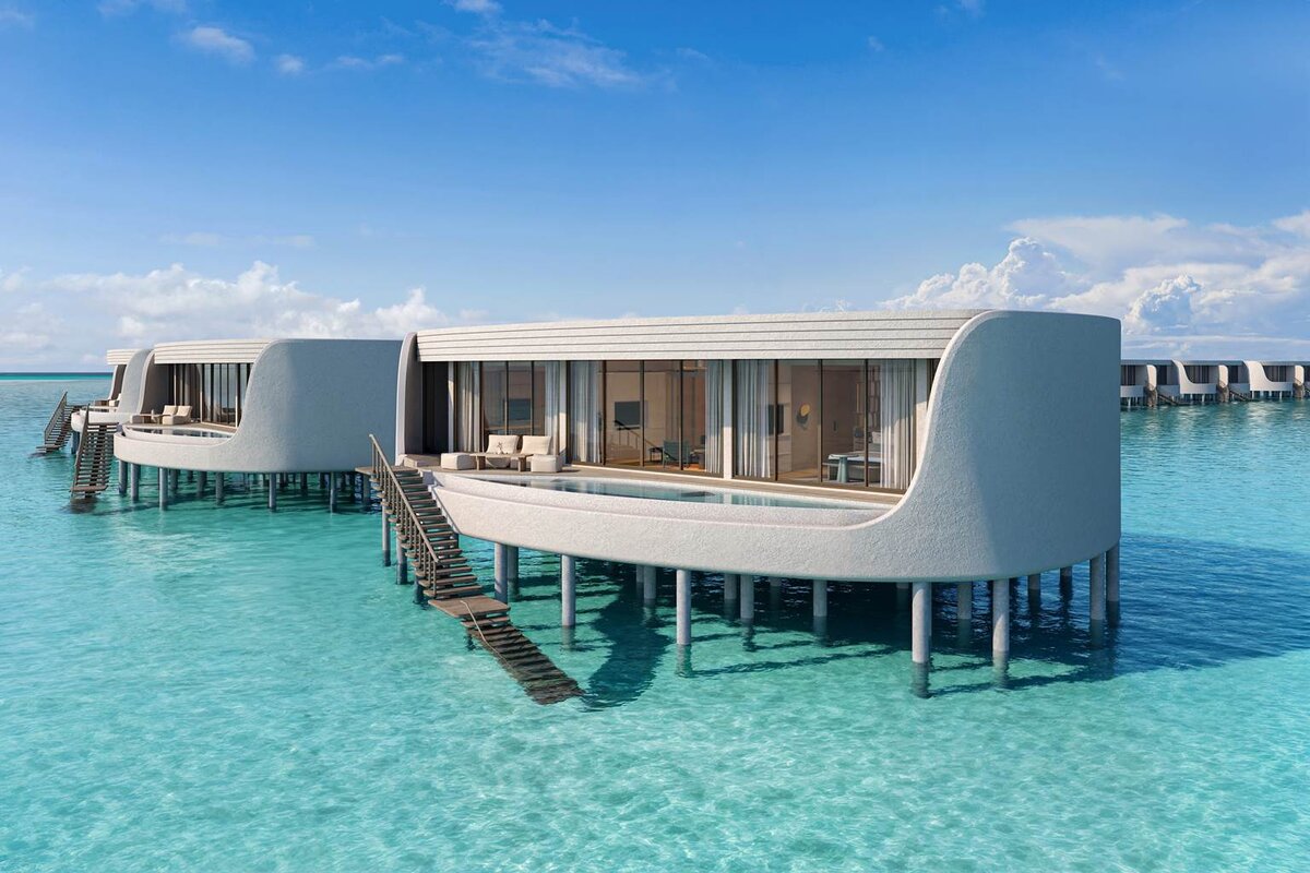 Centara Grand Lagoon Maldives, Overwater Villa private pool