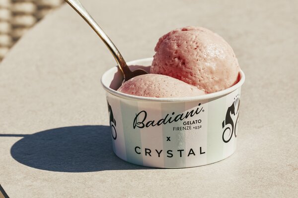 Crystal elevates on board gelato offering