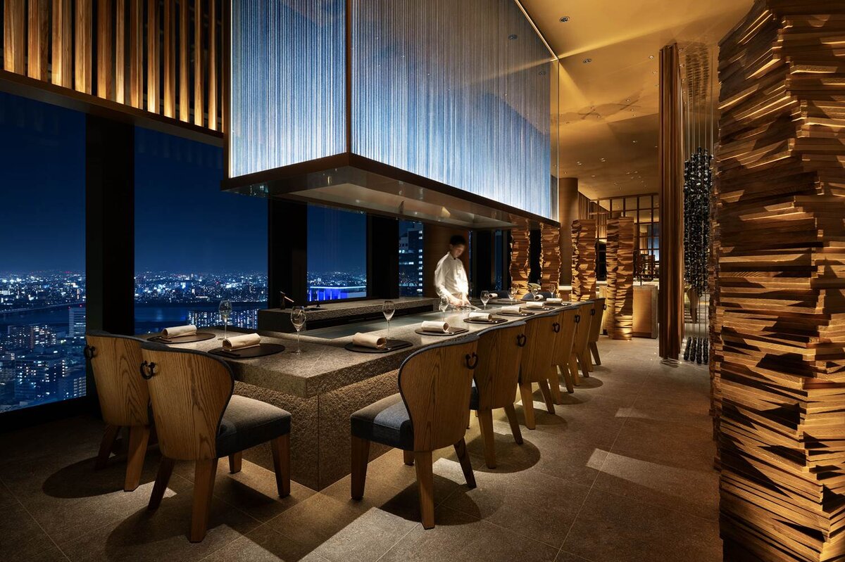 Waldorf Astoria Osaka, Japanese dining