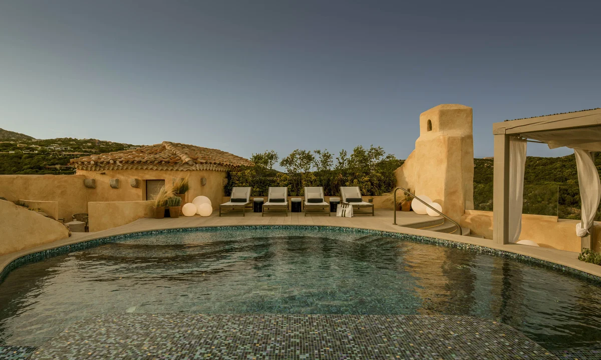 Hotel Cala Di Volpe, Sardinia, Italy, Harrods Penthouse pool