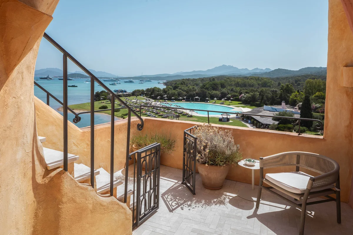 Hotel Cala Di Volpe, Sardinia, Italy, resort view