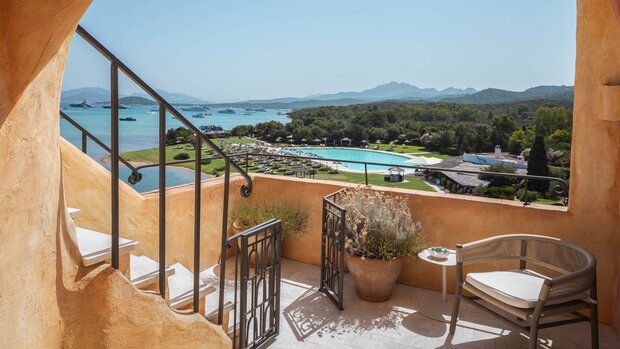 Hotel Cala Di Volpe, Sardinia, Italy, resort view