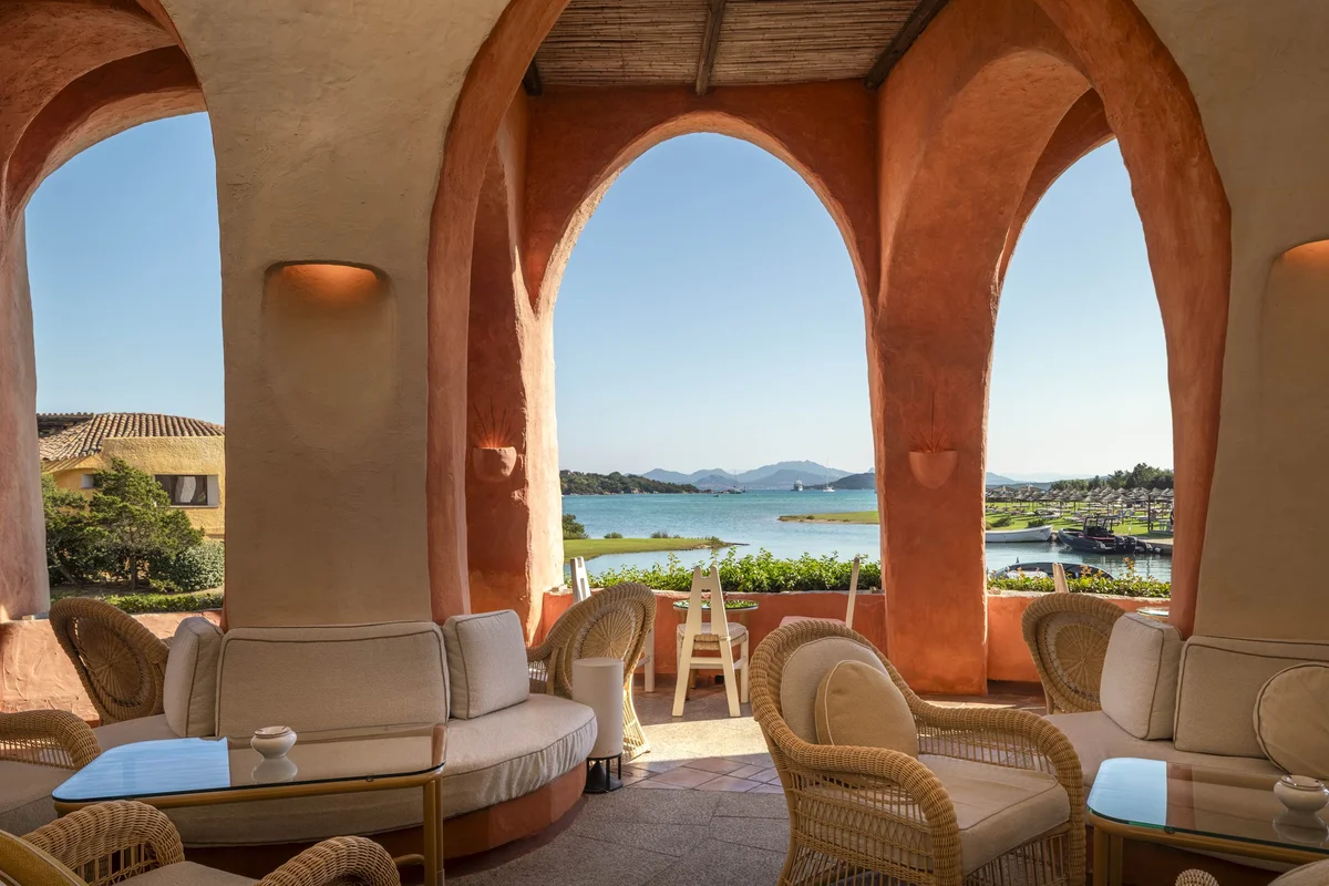 Hotel Cala Di Volpe, Sardinia, Italy, terrace view
