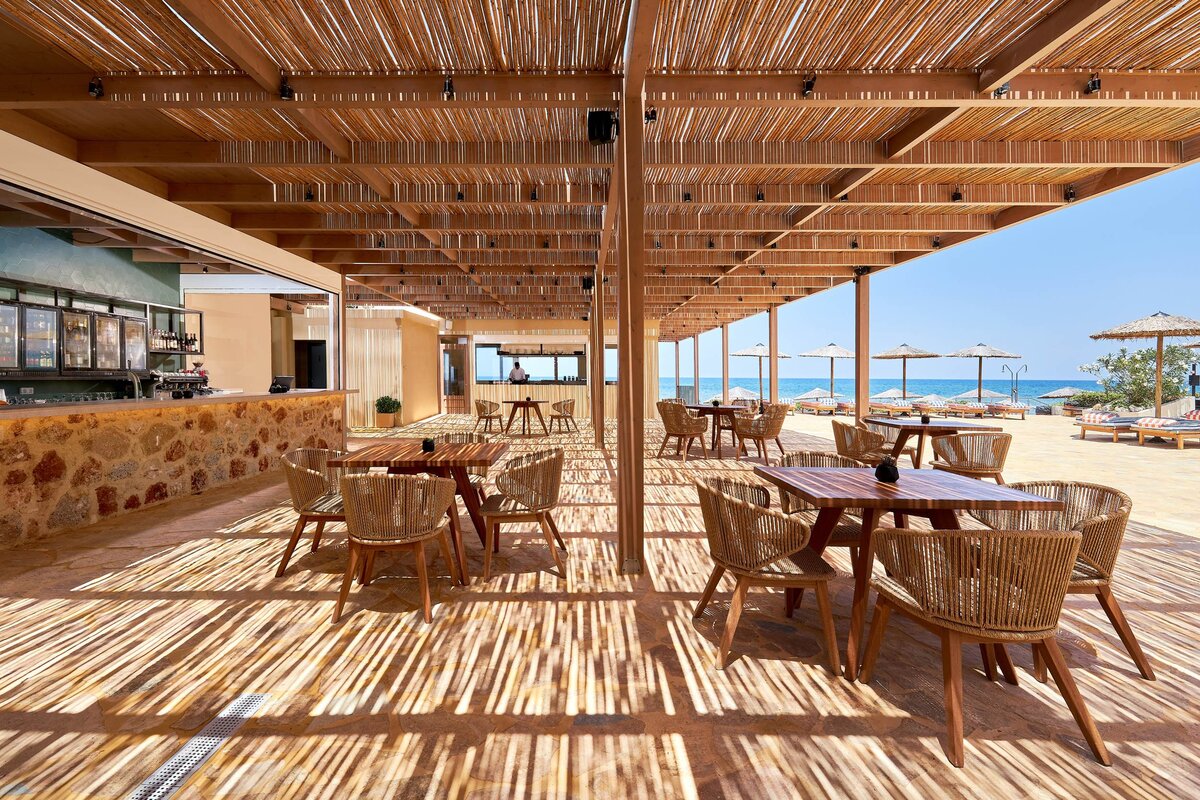 Alai, Crete, a Tribute Portfolio Resort, Greece, beachside dining