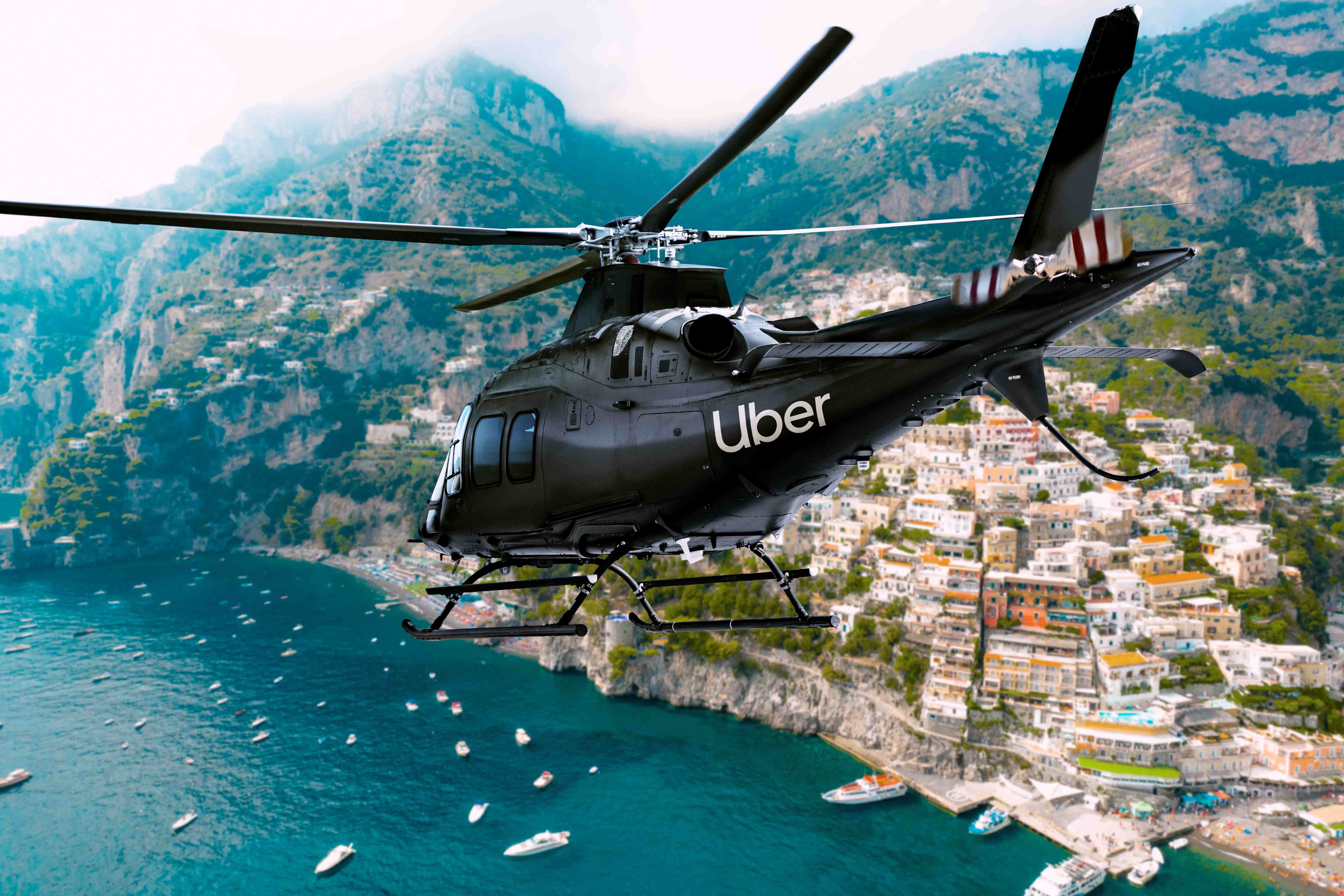 Uber to launch helicopter and boat rides on Italy's Amalfi Coast