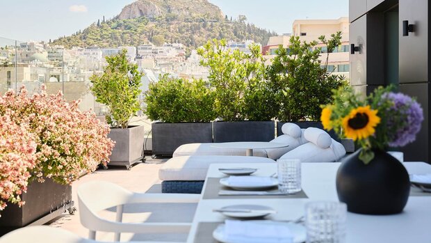 Athens Capital Suites – MGallery Collection, Presidential Suite terrace