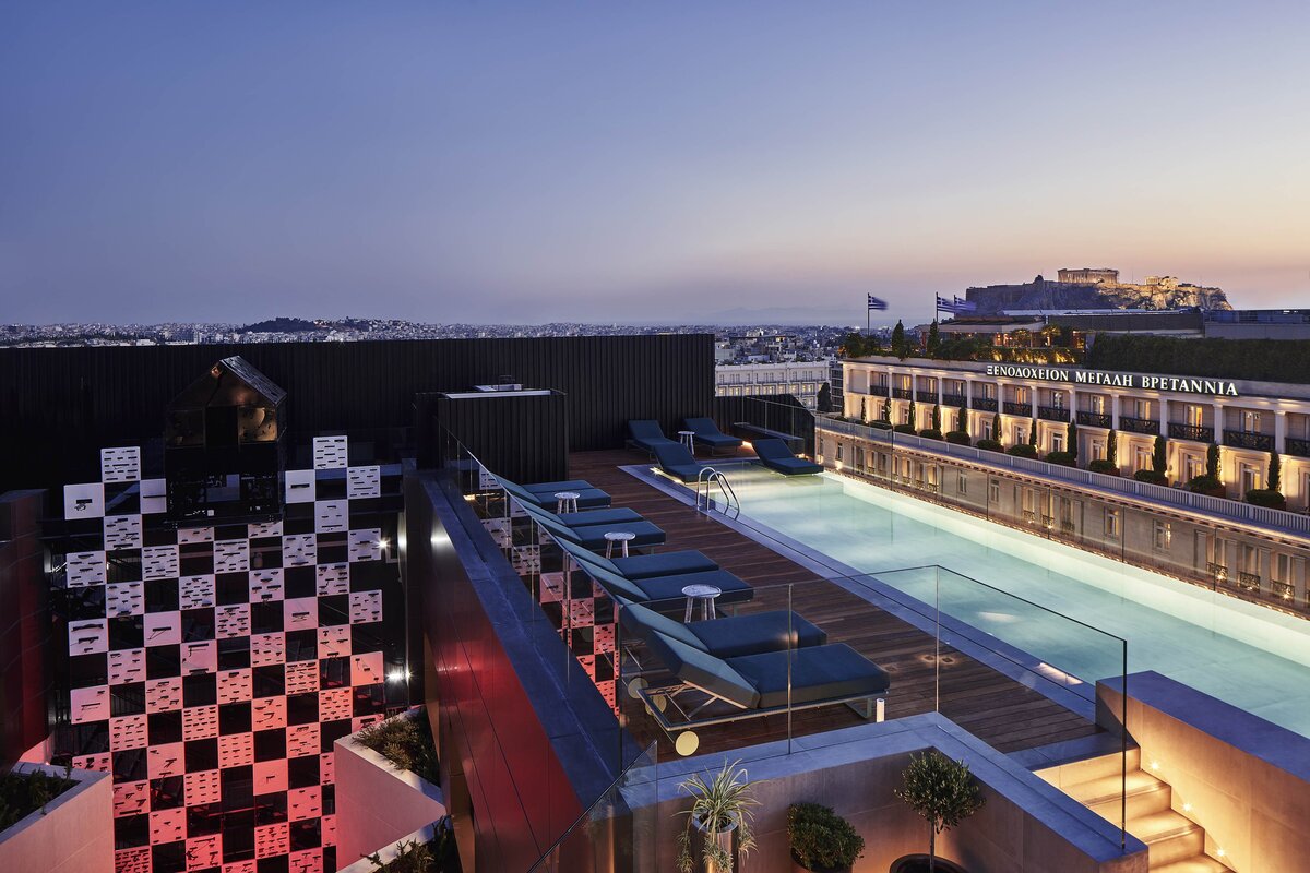 Athens Capital Suites – MGallery Collection, rooftop pool